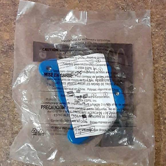 Toys | Vintage Mcdonalds Happy Meal Espn Racing Electron | Poshmark